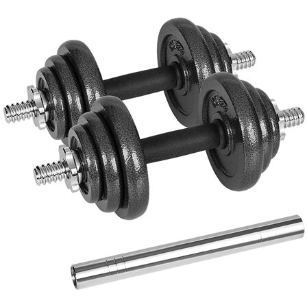 GANTERE REGLABILE CU VALIZĂ TOTAL 20KG Rebel ACTIVE