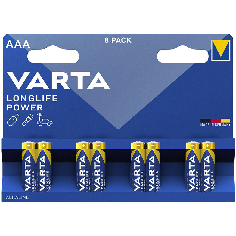Varta BATERIE ALCALINĂ LONGLIFE POWER LR03 BLISTER 8 — imaginea 2
