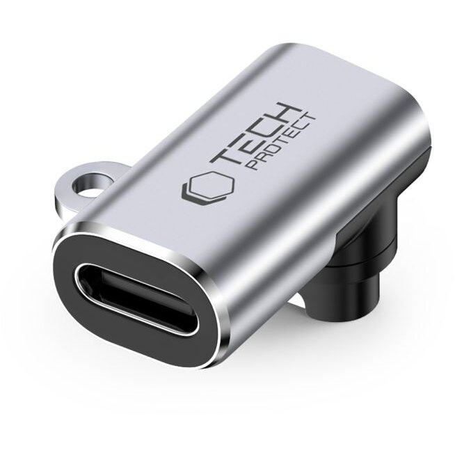 Cablu de date UltraBoost compatibil cu ceas Garmin, mama USB-C, Gri