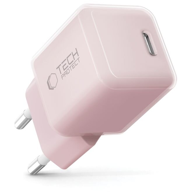 Incarcator NCM25, USB-C, PD 25W, Fast Network Charging, Roz