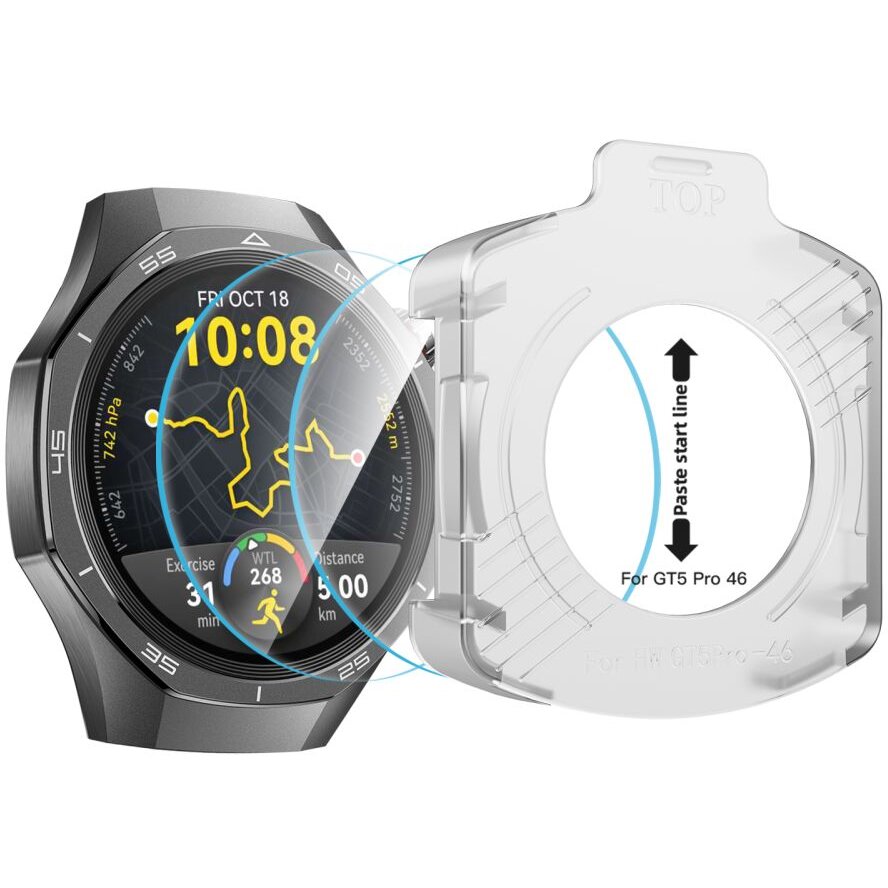 Accesoriu smartwatch Easy Set+ compatibil cu Huawei Watch GT 5 Pro 46 mm