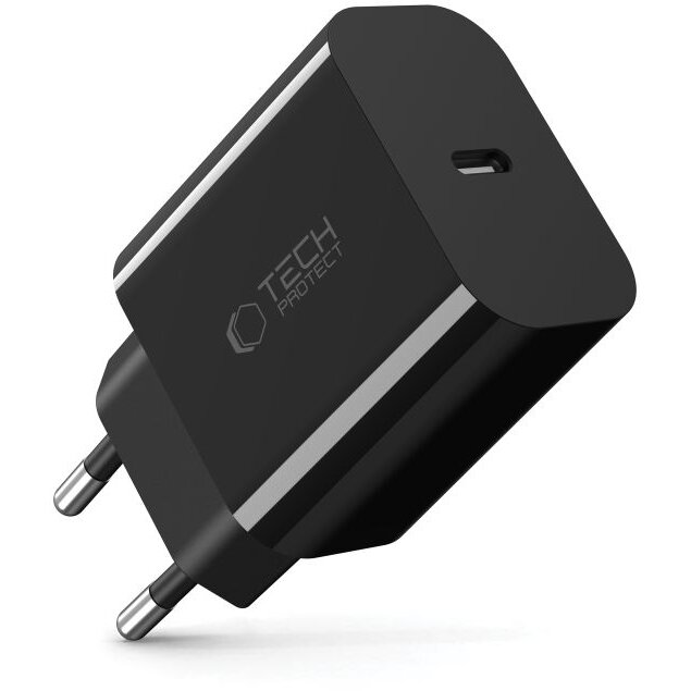 Incarcator NC20W, USB-C, 20W, Negru