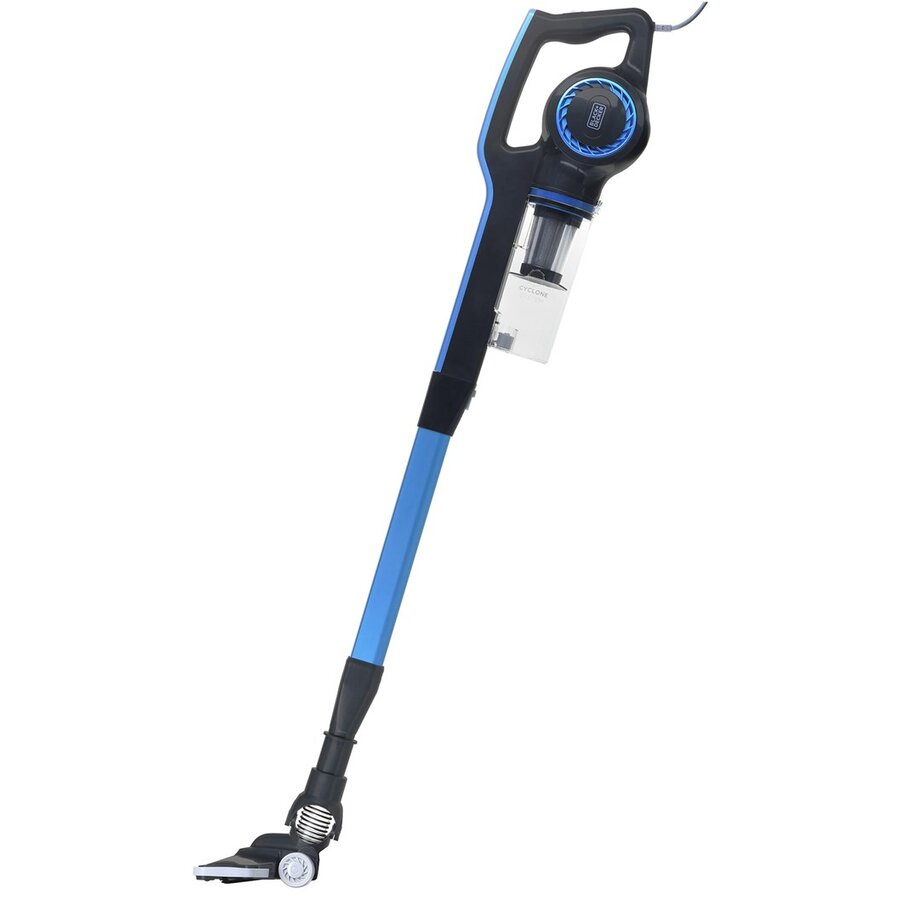 Aspirator Vertical Black+Decker BXVMS600E cu Fir 78dB Negru-Albastru — imaginea 3