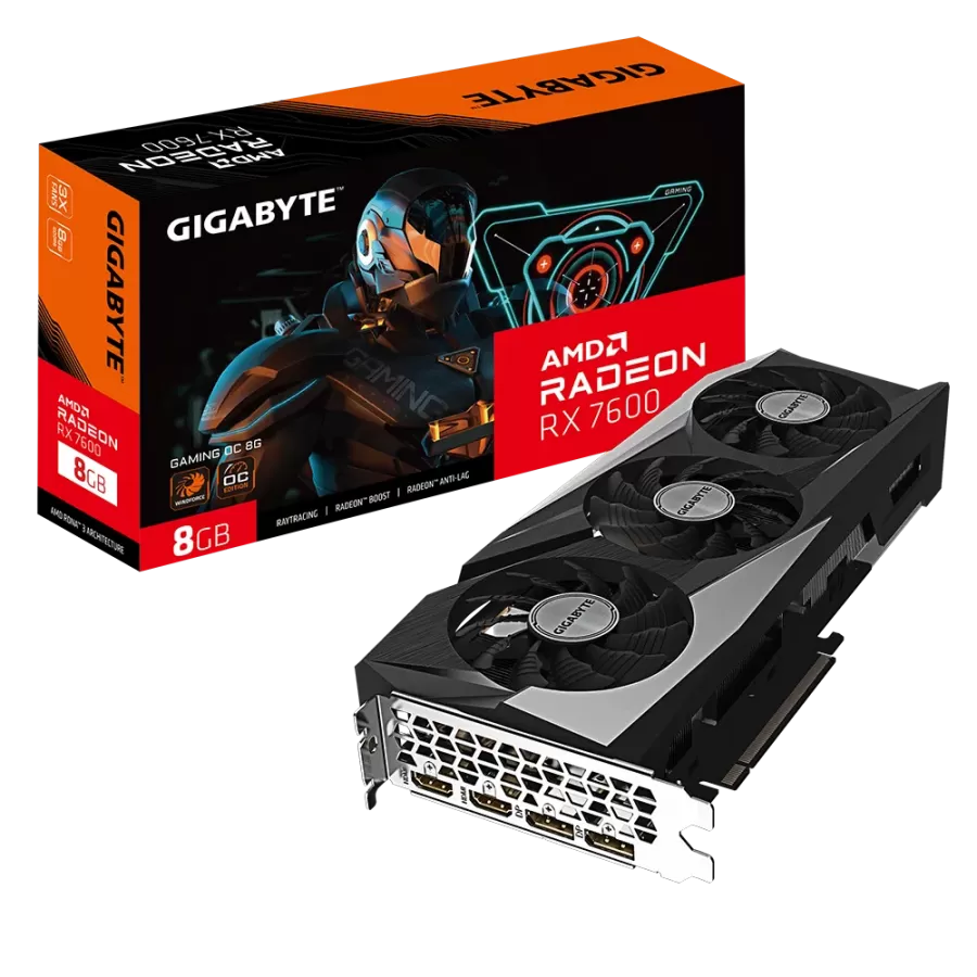 Placa video Gigabyte Radeon RX 7600 GAMING OC 8G