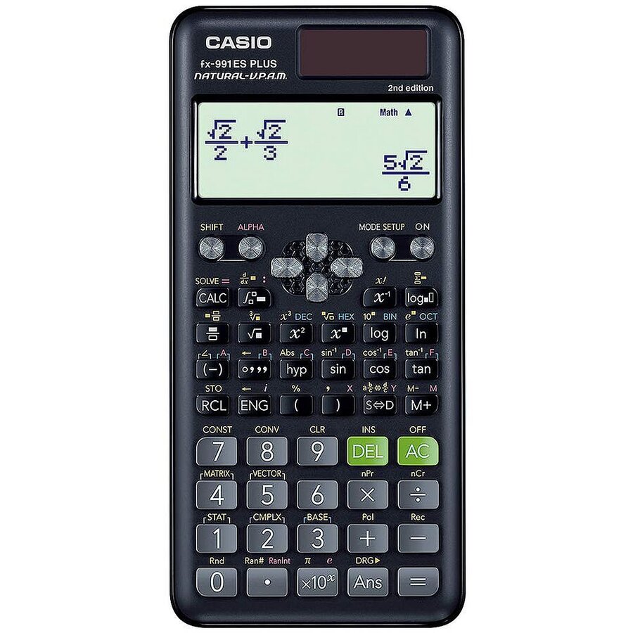 Calculator de Birou Stiintific fx-991ES Plus 2 Display 12 Cifre Negru
