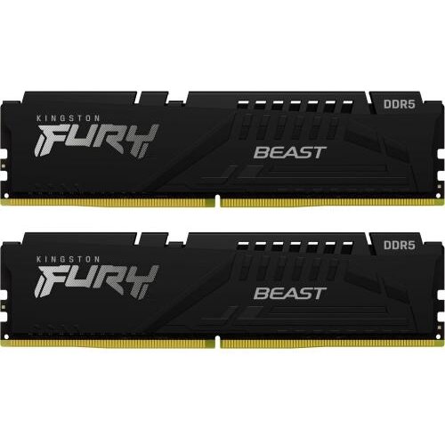 Memorie Fury Beast Black 32GB (2x16GB) DDR5 6400MHz Kit Dual Channel