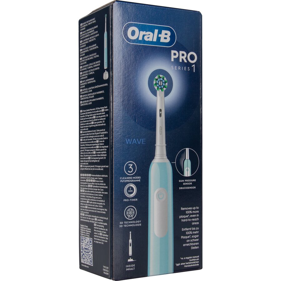 Oral-B Pro 1 Cross Action Caribbean Blue, electric toothbrush