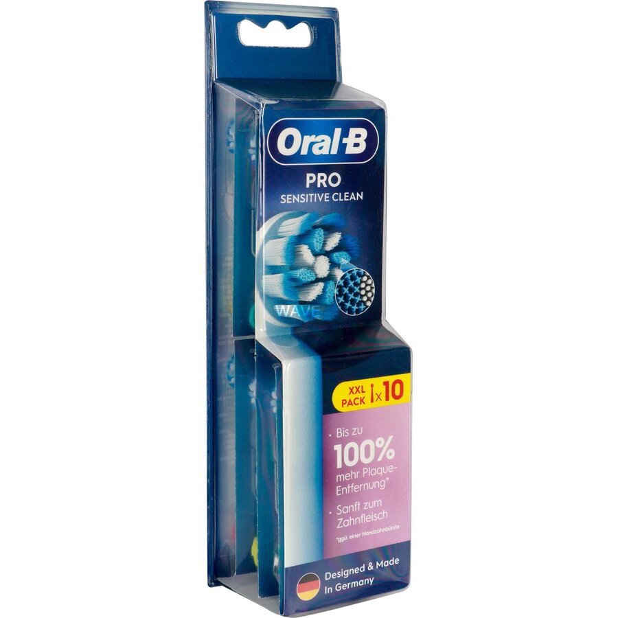 Set Capete de Rezerva pentru Periuta Electrica Oral-B Pro Sensitive Clean 10 Bucati Alb