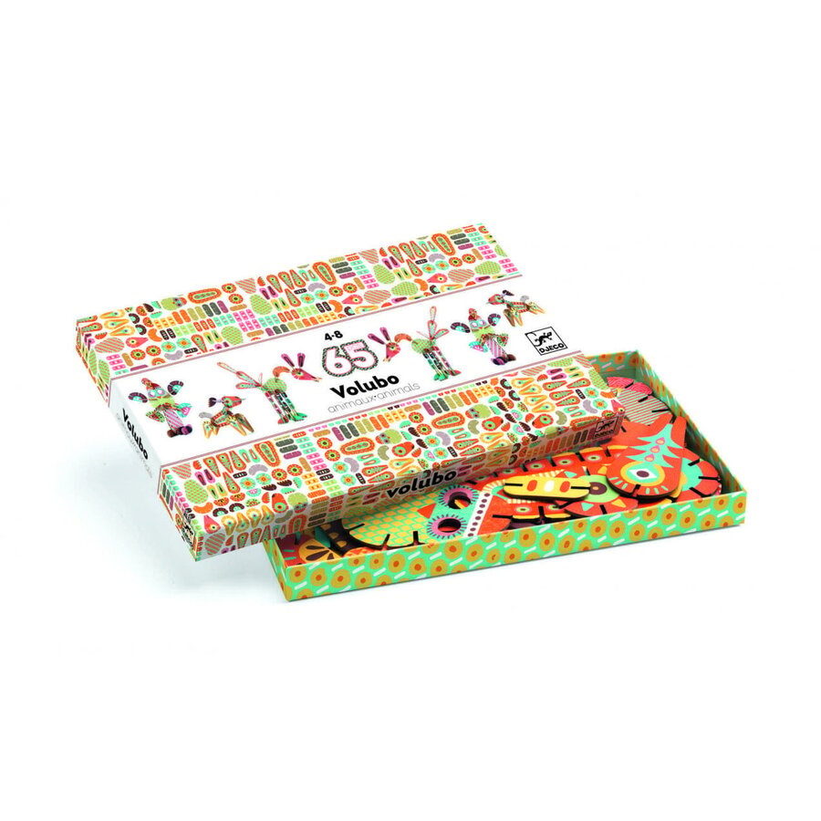 Set de Constructie Volubo - Animale 65 Piese 4 Ani+ Multicolor