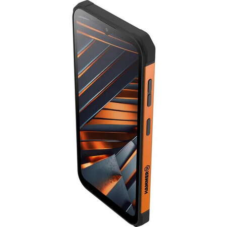 Telefon mobil Hammer Iron VA 64GB 4GB RAM Dual Sim 4G Black Orange