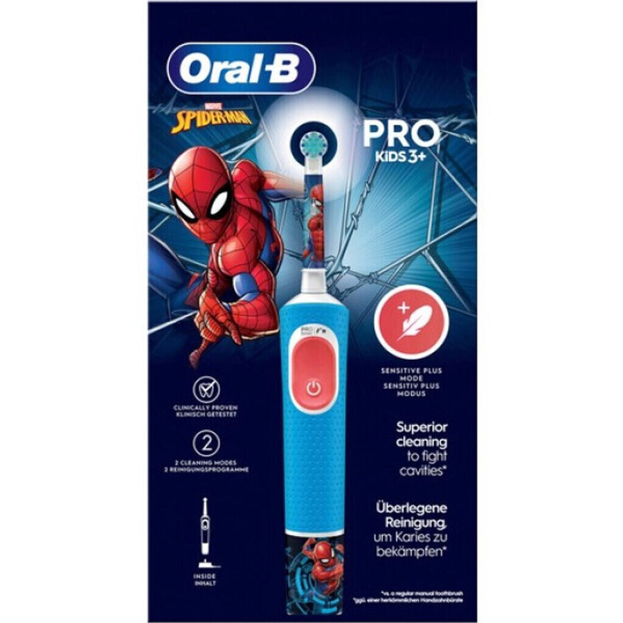 Oral-B Vitality Pro 103 Kids Mix Frozen/Spiderman, Electric Toothbrush