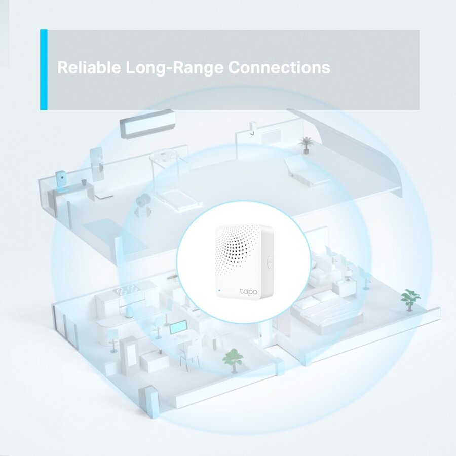 Hub Inteligent TP-Link Tapo H100 cu Difuzor Alb — imaginea 5