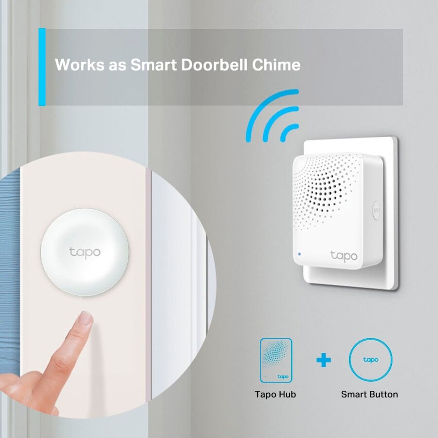 Hub Inteligent TP-Link Tapo H100 cu Difuzor Alb — imaginea 6