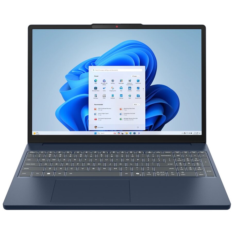 Laptop IdeaPad Slim 3 15IRH10 Intel Core i5-13420H 15.3inch WUXGA 16GB DDR5-SDRAM 512GB SSD Wi-Fi 6  Windows 11 Home Blue