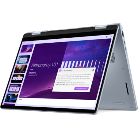 Laptop Dell 2-in-1 14 Plus DB04250 Intel Core Ultra 9 288V 14inch Touch RAM 32GB SSD 1TB Intel Arc Graphics 140V Windows 11 Pro Ice Blue