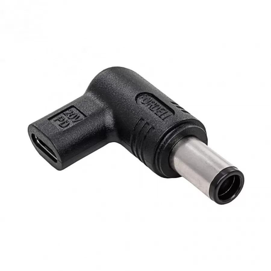 Adaptor Alimentare Akyga AK-ND-C08 USB Type C la DC 7.4 x 5.0mm + Pin DELL M-T 18.5V-20V / 100W Negru