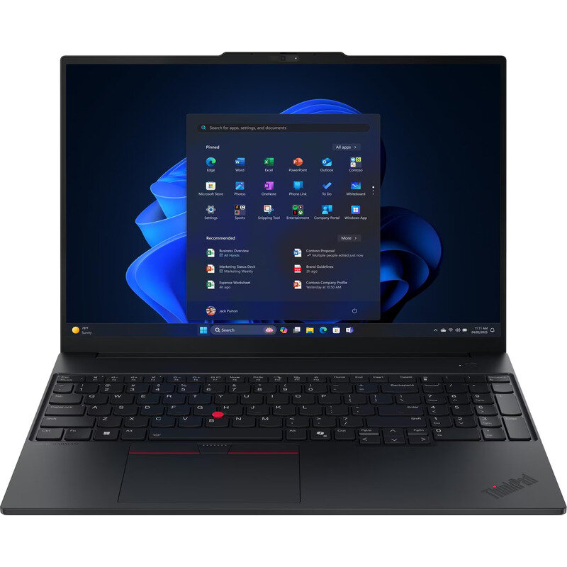Laptop ThinkPad E16 Gen 3 16 inch WUXGA Intel Core Ultra 5 255U 16GB DDR5 1TB SSD Windows 11 Pro Black