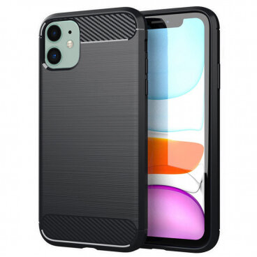 Husa Techsuit Apple iPhone 11 Carbon Negru