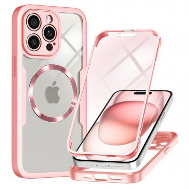 Husa Techsuit MagSafe Apple iPhone 14 Pro ColorVerse 360 Roz