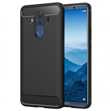 Husa Techsuit Huawei Mate 10 Pro Carbon Negru