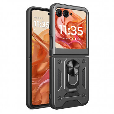 Husa Techsuit Motorola Razr 60 / Razr 50 CamShield Negru