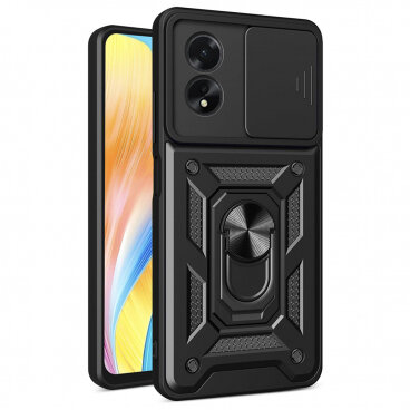 Husa Techsuit Oppo A18 / A38 CamShield Negru
