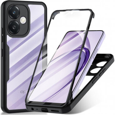 Husa Techsuit Oppo A3 4G / A3 ColorVerse 360 Negru