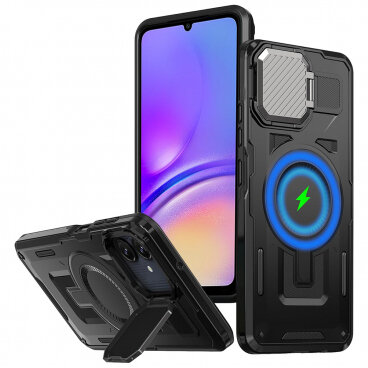 Husa Techsuit MagSafe Samsung Galaxy A05 A055 CamVault Negru