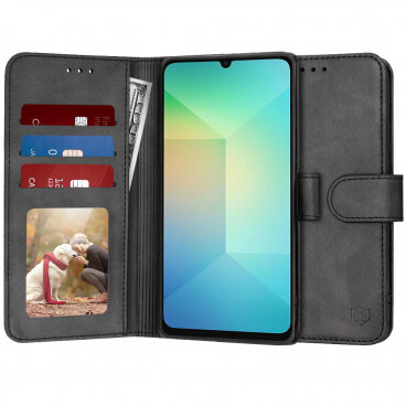 Husa Techsuit Samsung Galaxy A06 A065 Diary Book Negru