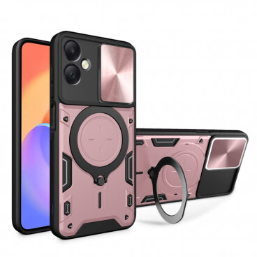 Husa Techsuit Samsung Galaxy A06 A065 CamGuard Pro Roz Auriu