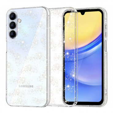 Husa Techsuit Samsung Galaxy A15 5G A156 / A15 A155 SparkleSkin Transparent