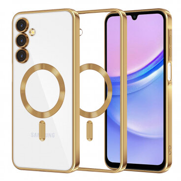 Husa Techsuit MagSafe Samsung Galaxy A15 5G A156 / A15 A155 Luxury Crystal Verde Deschis — imaginea 3