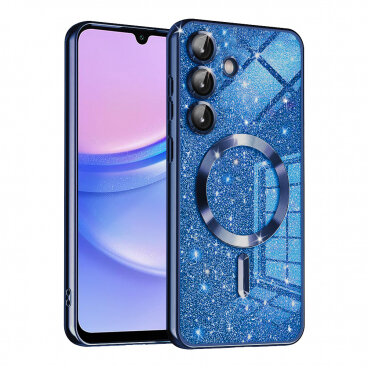 Husa Techsuit MagSafe Samsung Galaxy A15 5G A156 / A15 A155 Luxury Crystal Verde Deschis — imaginea 4