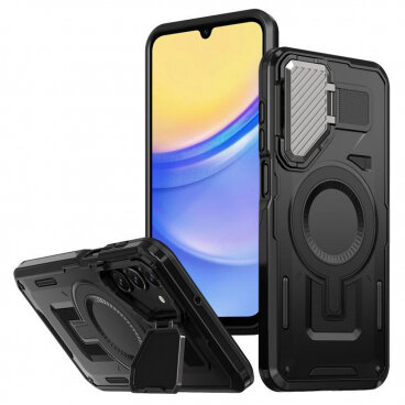Husa Techsuit MagSafe Samsung Galaxy A15 5G A156 / A15 A155 Luxury Crystal Verde Deschis — imaginea 5