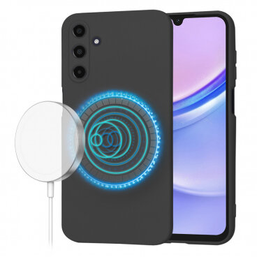 Husa Techsuit MagSafeSamsung Galaxy A15 A155 SoftFlex Negru