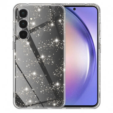 Husa Techsuit Samsung Galaxy A55 5G A556 SparkleSkin Transparent