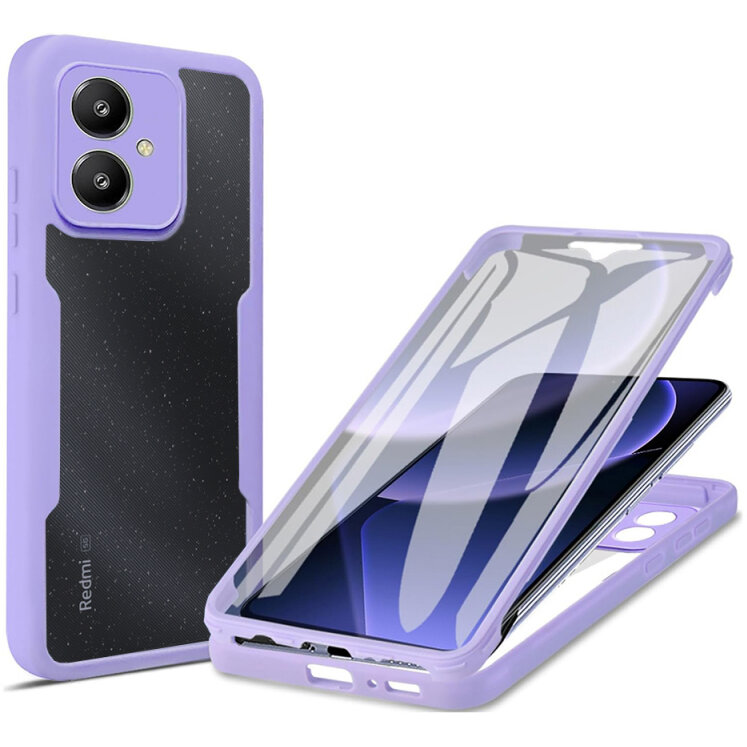 Husa Techsuit pentru Xiaomi Redmi 13C 5G Mov