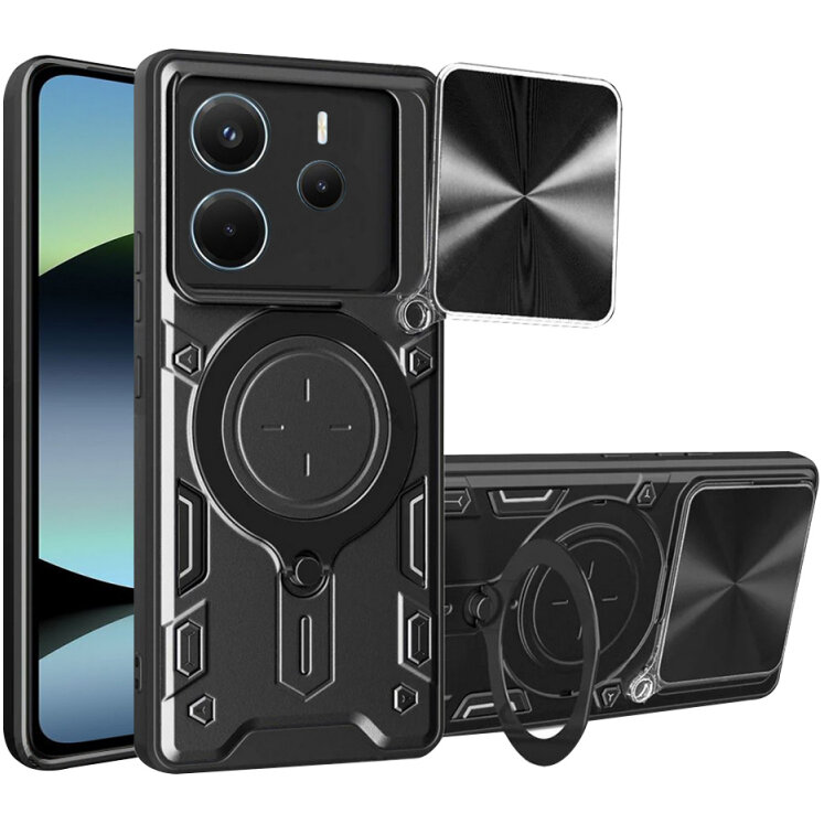 Husa Techsuit pentru Xiaomi Redmi Note 14 4G Neagră