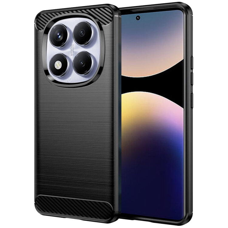 Husa Techsuit pentru Xiaomi Redmi Note 14 Pro 4G Neagră