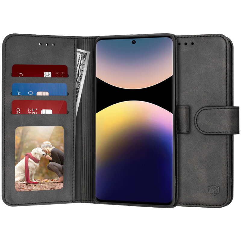 Husa Techsuit pentru Xiaomi Redmi Note 14 Pro 4G Neagră