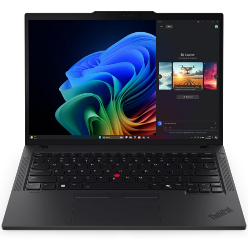 Laptop ThinkPad T14 G6 WUXGA 14 inch Intel Core Ultra 7 258V 32GB 512GB SSD Windows 11 Pro Blacko