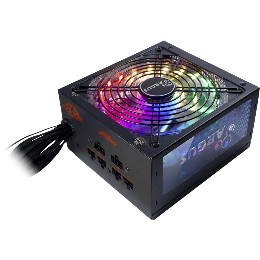 Sursa Argus RGB-650W CM II, PC power supply (black, 2x PCIe, cable management, 650 watts)