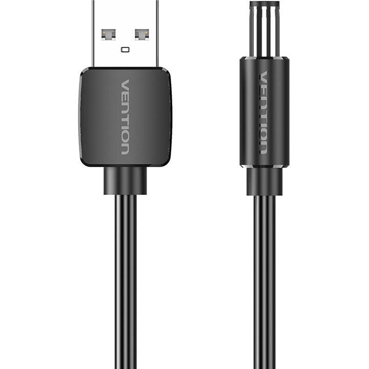 Cablu de date CEYBF, USB la DC, 4V, 3A, 1m, Negru