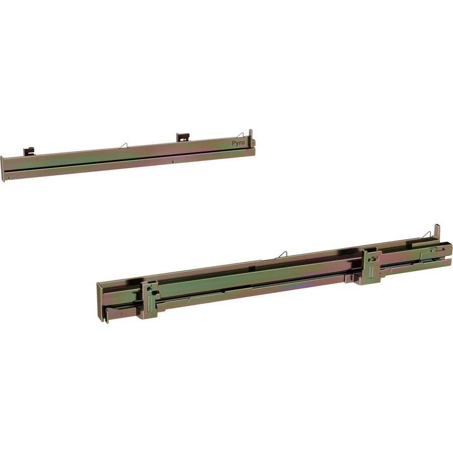 clip-on full extension Z1608CX0, pyrolysis-suitable (stainless steel, 1 level, level-independent)