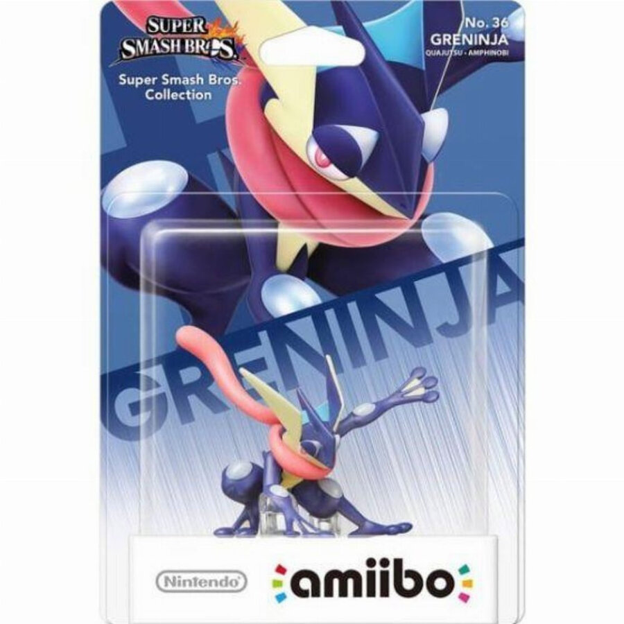 Figurina Nintendo Amiibo Greninja No. 36 (Super Smash)