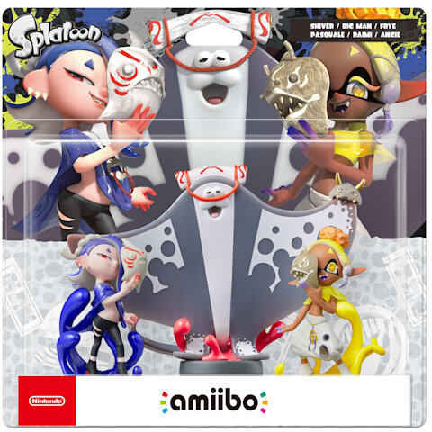 Figurina Nintendo Amiibo Splatoon 3 3 In1 (Shiver Frye Bigman)