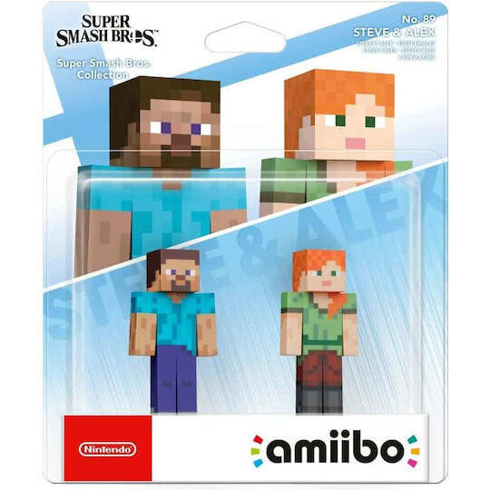 Figurina Nintendo Amiibo Steve and Alex 2 In1
