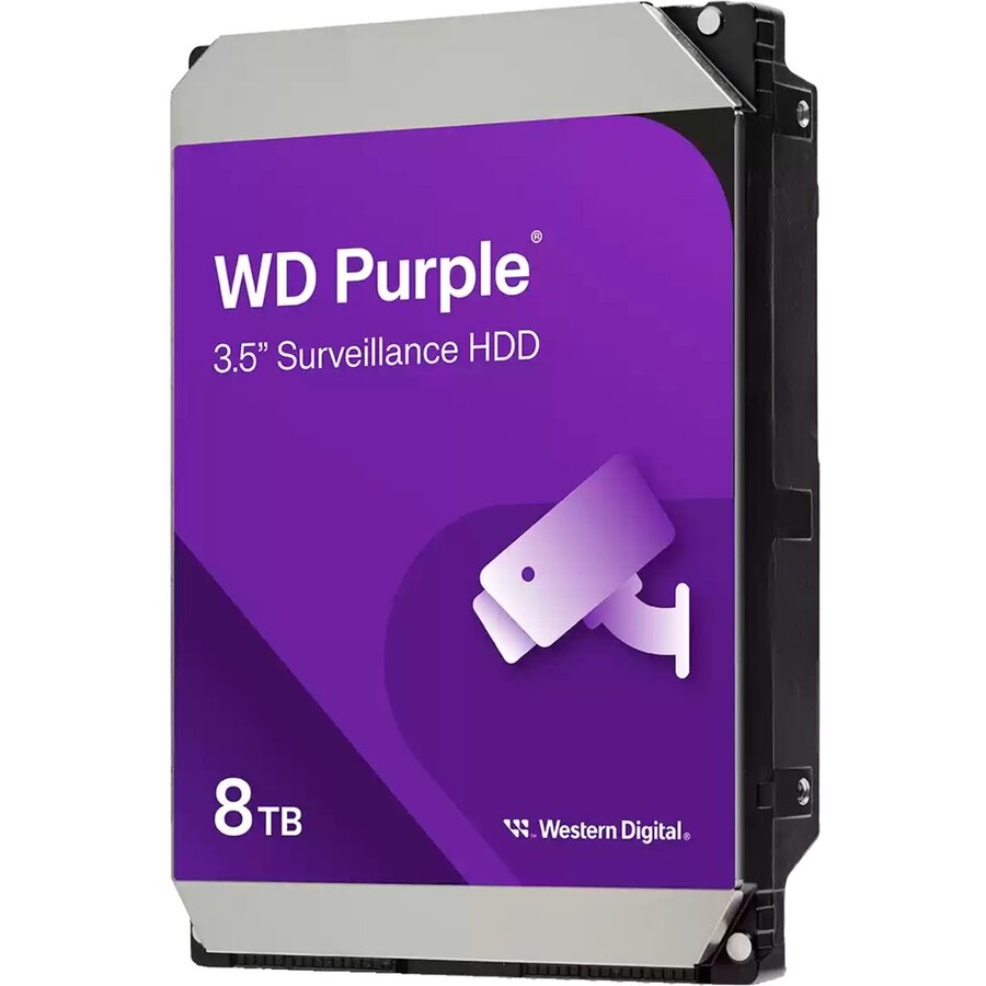 WD Purple 8 TB, hard drive (SATA 6 Gb/s, 3.5)