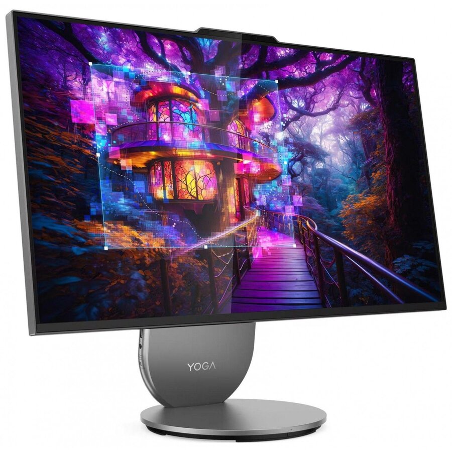 Sistem All in One Yoga 27IAH10 QHD 27inch Intel Core Ultra 7 285H 32GB 1TB SSD RTX 4050 Windows 11 Pro Luna Grey