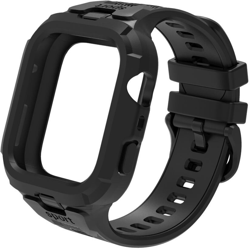 Accesoriu smartwatch Armour compatibila cu Huawei Watch Fit 3/ 4/ 4 Pro Black